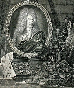 Barthold Heinrich Brockes (1680-1747) grabado por Wolffgang de German School