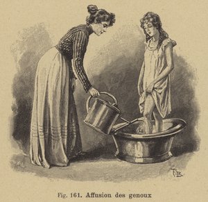 Baño de rodillas de German School