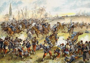 Batalla de St Quentin, Guerra Franco-Prusiana, 19 de enero de 1871 de German School