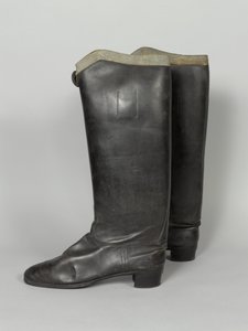 Botas, 3º Húsares de von Zieten, usadas por SAR El Duque de Connaught, antes de 1914 de German School