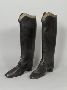 Botas, 3er Húsares von Zieten, usadas por SAR El Duque de Connaught, antes de 1914 de German School