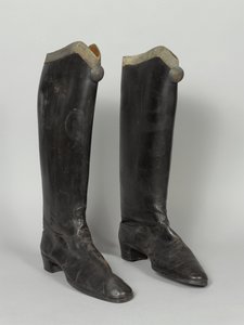 Botas, 3º Húsares de von Zieten, usadas por SAR El Duque de Connaught, antes de 1914 de German School