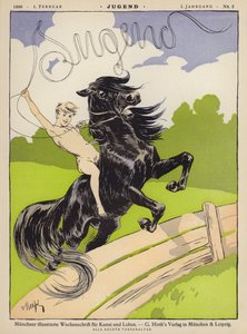Niño a caballo de German School