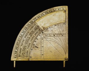 Esfera de latón con deslizador hecha en Alemania. Dim. radio 12,2 cm. Siglo XIV Florencia, Instituto y Museo de Historia de la Ciencia de German School