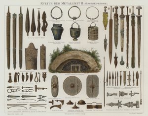 Artefactos de la Edad de Bronce y Hierro de German School