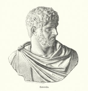 Caracalla, emperador romano (grabado) de German School