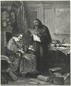 Cardenal Richelieu y su confidente y agente Pere Joseph