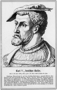 Carlos V, Emperador Alemán (grabado)