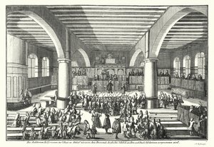 Ceremonia de otorgamiento de doctorado en la Universidad de Altdorf, Baviera de German School