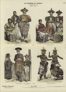 Trajes ceilandeses, 1880 de German School