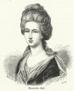 Charlotte Buff, conocida juvenil y objeto del amor de Johann Wolfgang Goethe de German School