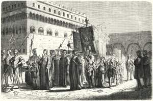 Procesión infantil en Florencia bajo el gobierno de Girolamo Savonarola
