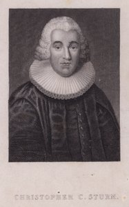 Christopher Christian Sturm, teólogo alemán (grabado) de German School
