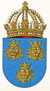 Escudo de armas de Dalmacia, c.1898 de German School