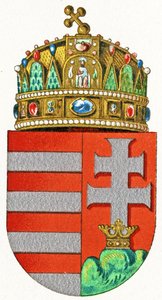 Escudo de armas de Hungría, c.1898