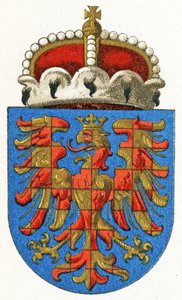 Escudo de armas de Moravia, c.1898 de German School
