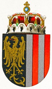 Escudo de armas de Alta Austria, c.1898