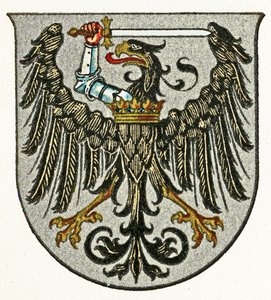 Escudo de armas de Prusia Occidental, c.1898