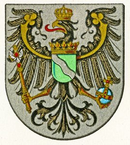 Escudo de armas de la Provincia del Rin (Provinz Rheinland), c.1898
