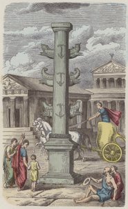 Columna conmemorativa de una victoria naval romana