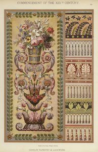 Comienzo del siglo XIX, Tapiz de Gobelinos y Encaje de German School