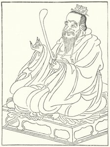 Confucio, antiguo filósofo chino (551-479 a.C.) de German School
