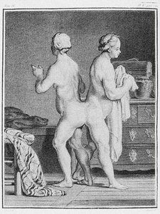 Gemelos siameses, c.1777 de German School