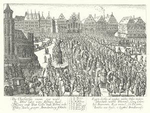 Procesión de coronación del Emperador del Sacro Imperio Romano Fernando II, Frankfurt de German School