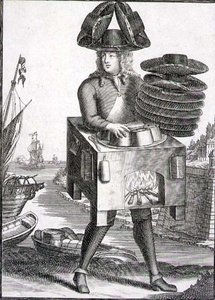 Traje para un Sombrerero, pub. por Gerard Valck, c.1690 de German School