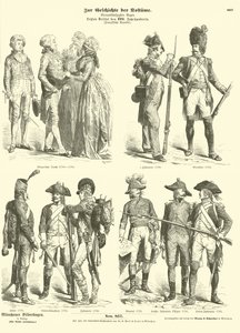 Trajes y uniformes militares de la Francia republicana, 1790s