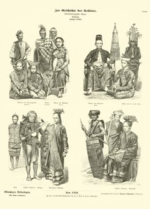 Trajes de Indonesia, 1880 de German School