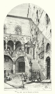 Patio del Bargello, Florencia, Italia de German School