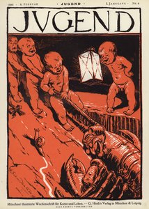Ilustración de portada para la revista Jugend