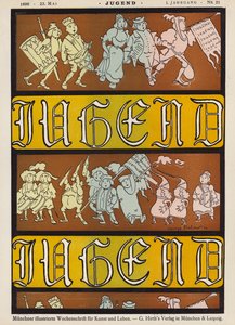 Ilustración de portada para la revista Jugend, 1896 de German School