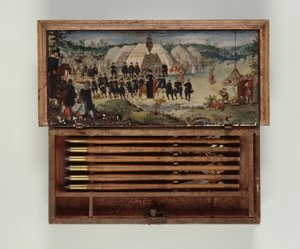 Caja de pernos de ballesta perteneciente al Príncipe Otto von Hesse, 1615 de German School