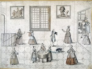 Vida cotidiana de los nobles y sus sirvientes, Alemania