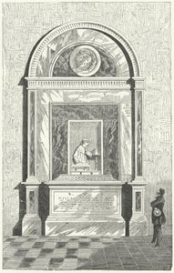 La tumba de Dante en Rávena, Italia de German School