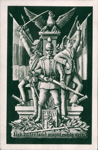 Querida Patria, sé pacífica (litografía) de German School