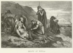 Muerte de Tótila de German School