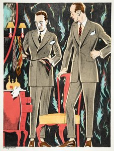 Der Arbiter, trajes de Fasskessel & Muntmann, de Styl, pub.1922