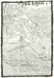 Descubrimiento de la isla de La Española por Cristóbal Colón de German School