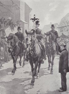 Costumbres de Pascua, Sajonia