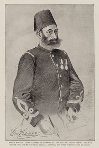 Edhem Moushir Pasha, general al mando de las tropas turcas durante la guerra de German School