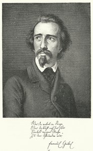 Emanuel Geibel, poeta y dramaturgo alemán (grabado) de German School