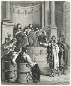 Emisarios de Eumenes II de Pérgamo ante el Senado Romano de German School