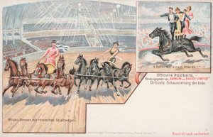 Actos ecuestres del Circo de Barnum y Bailey de German School