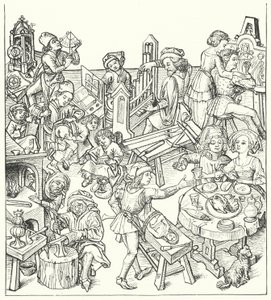 La vida cotidiana en la Alemania del siglo XV de German School