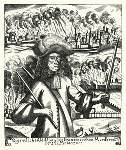 Ezechiel du Mas, Conde de Melac, soldado francés de German School