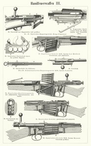 Armas de fuego: armas pequeñas (grabado)