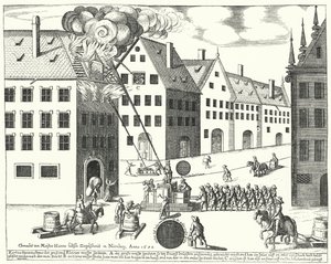 Bomberos en Núremberg de German School